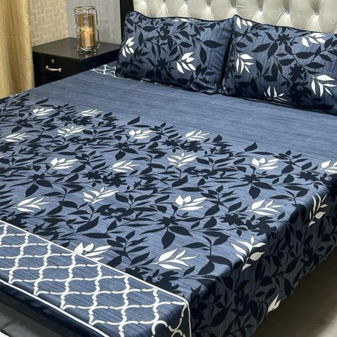 3D CRYSTAL COTTON BEDSHEET