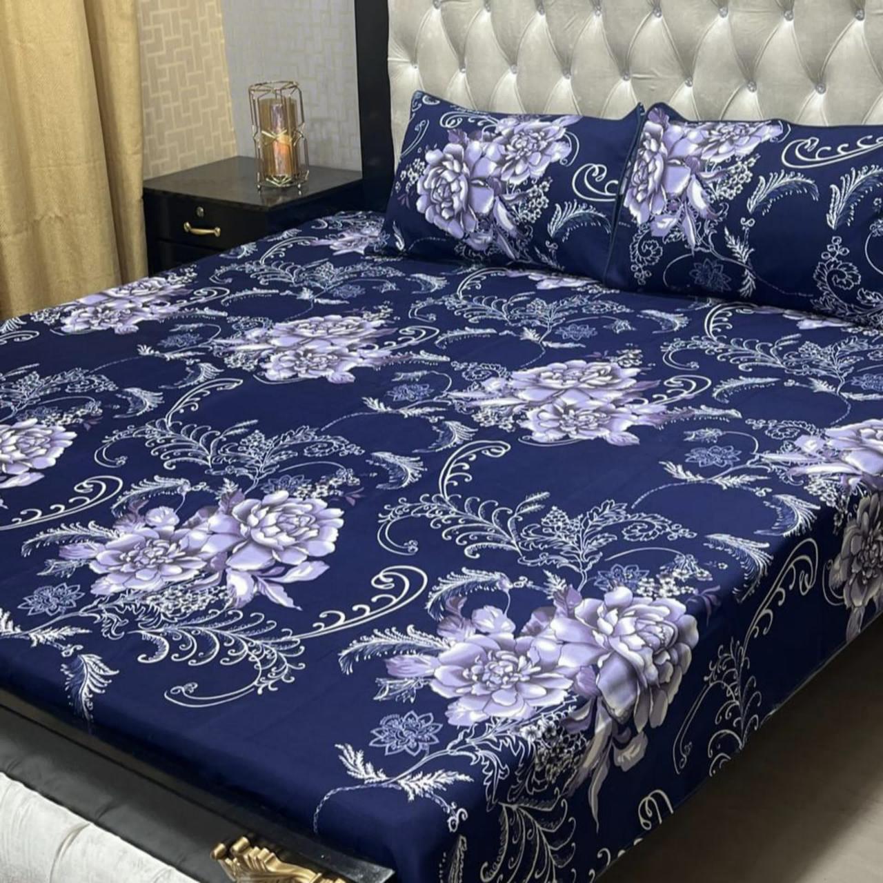 3D CRYSTAL COTTON BEDSHEET