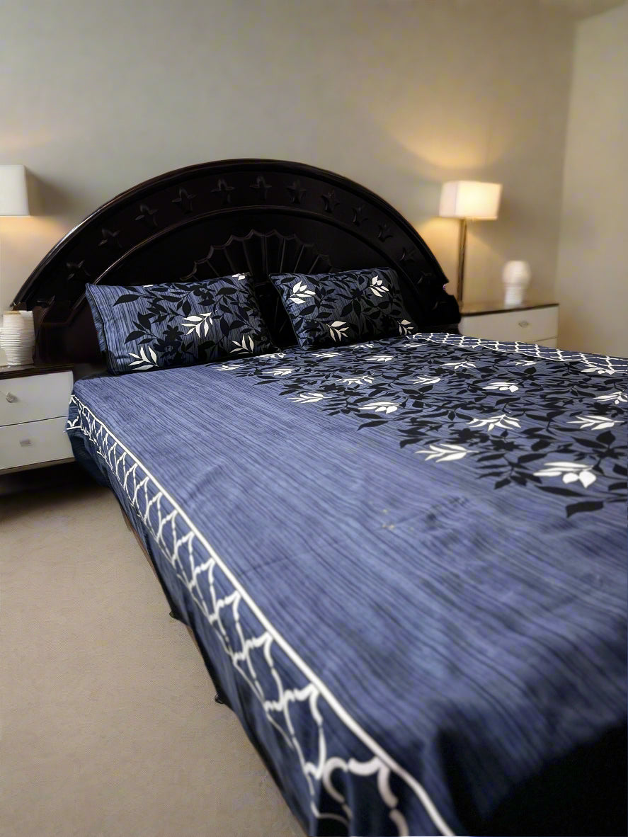 3D CRYSTAL COTTON BEDSHEET