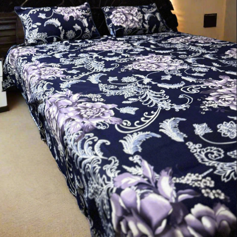 3D CRYSTAL COTTON BEDSHEET