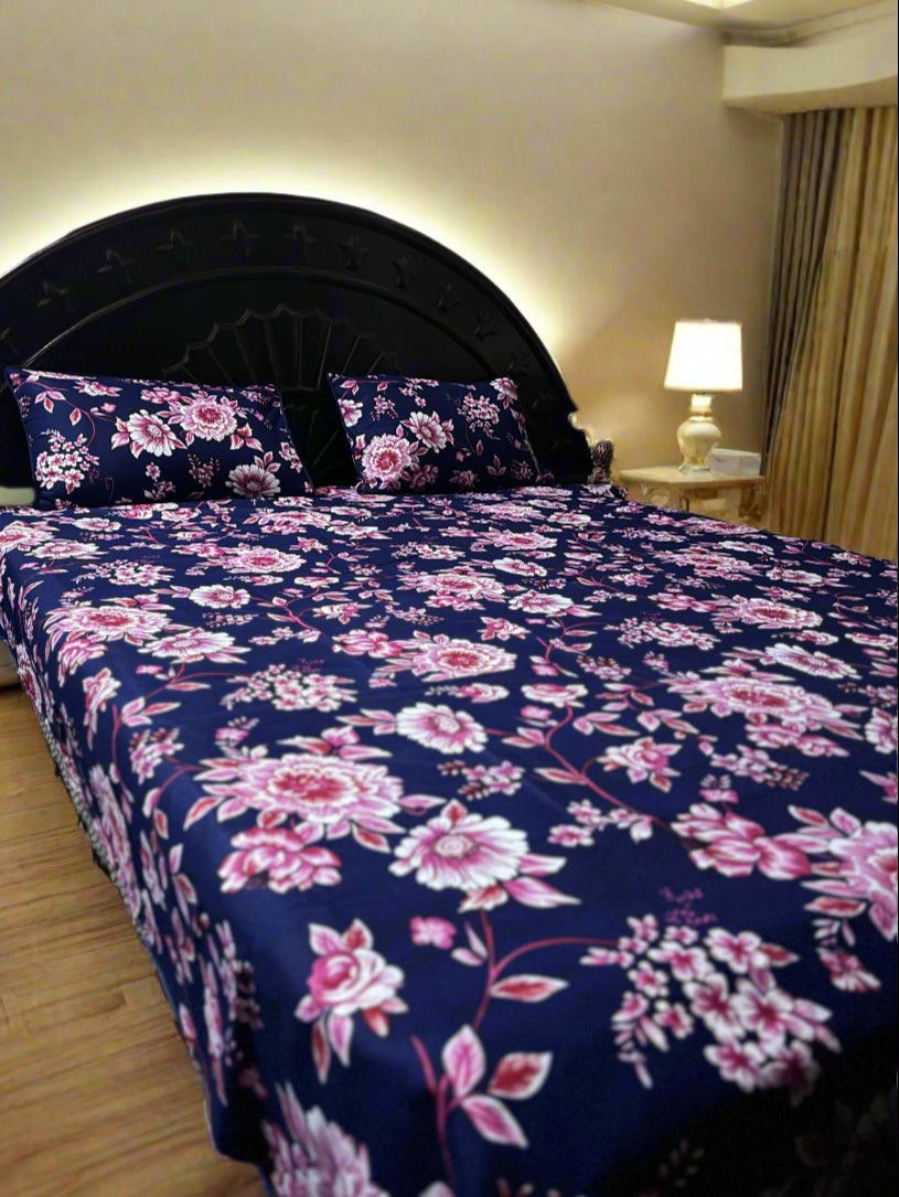 3D CRYSTAL COTTON BEDSHEET